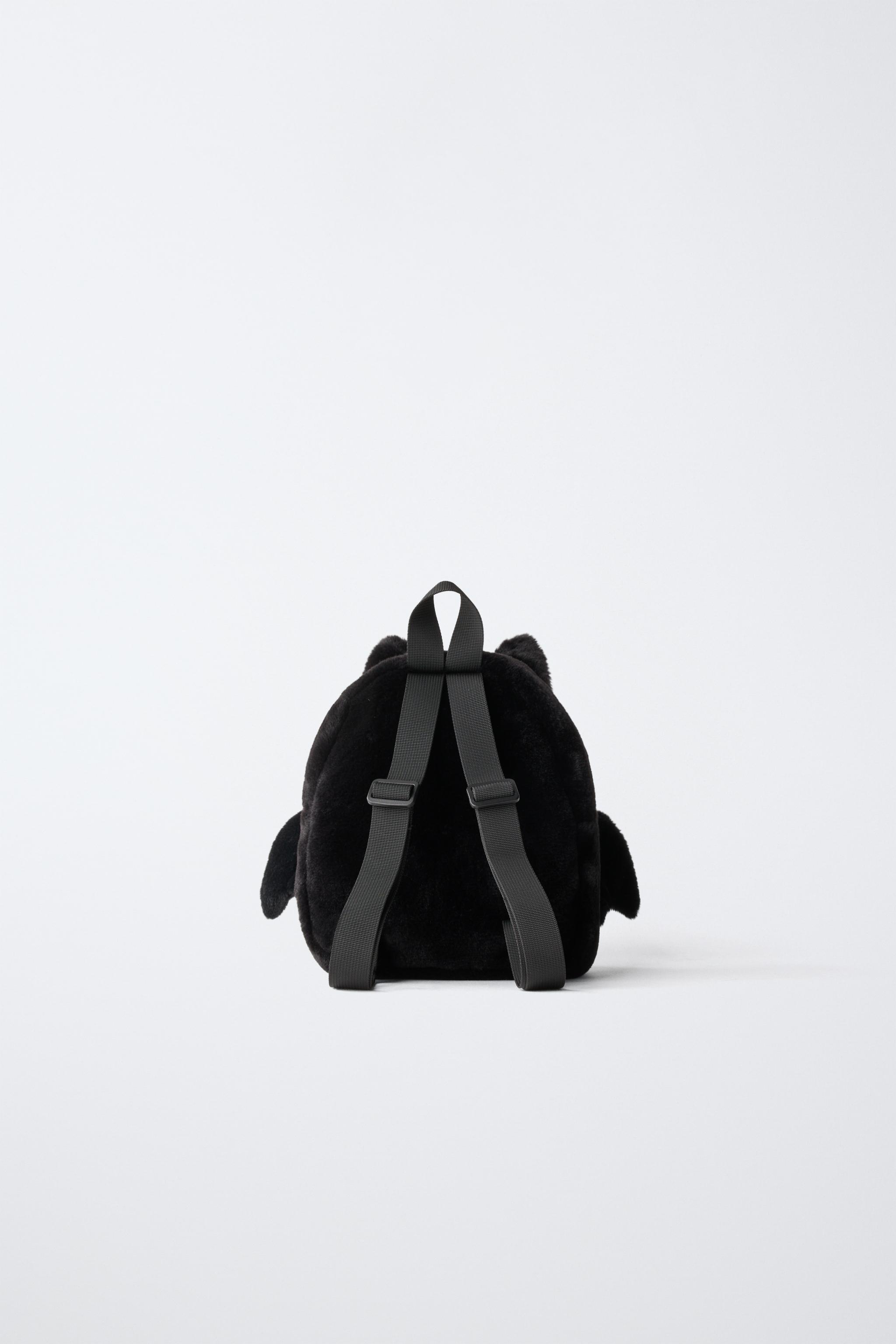 BAT FAUX-FUR BACKPACK